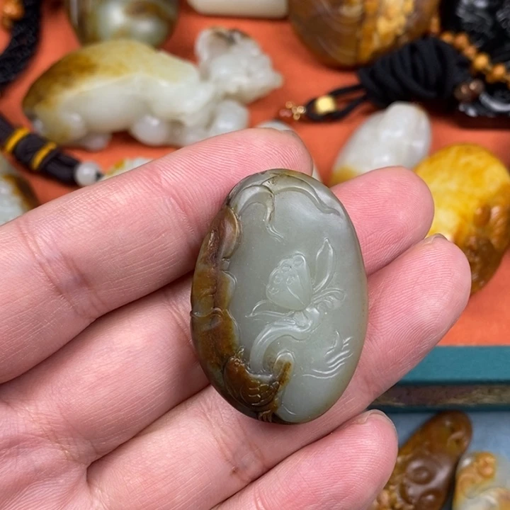 和田玉吊坠(不含链)未镶嵌拙