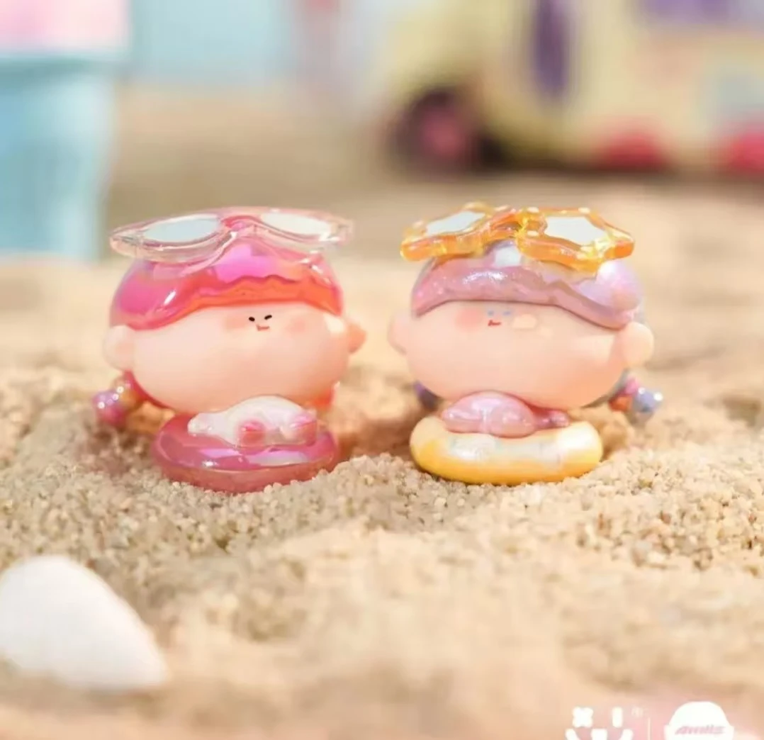 （踩后五）阿玛莉莉丝沙滩游泳圈系列盲盒潮玩手办