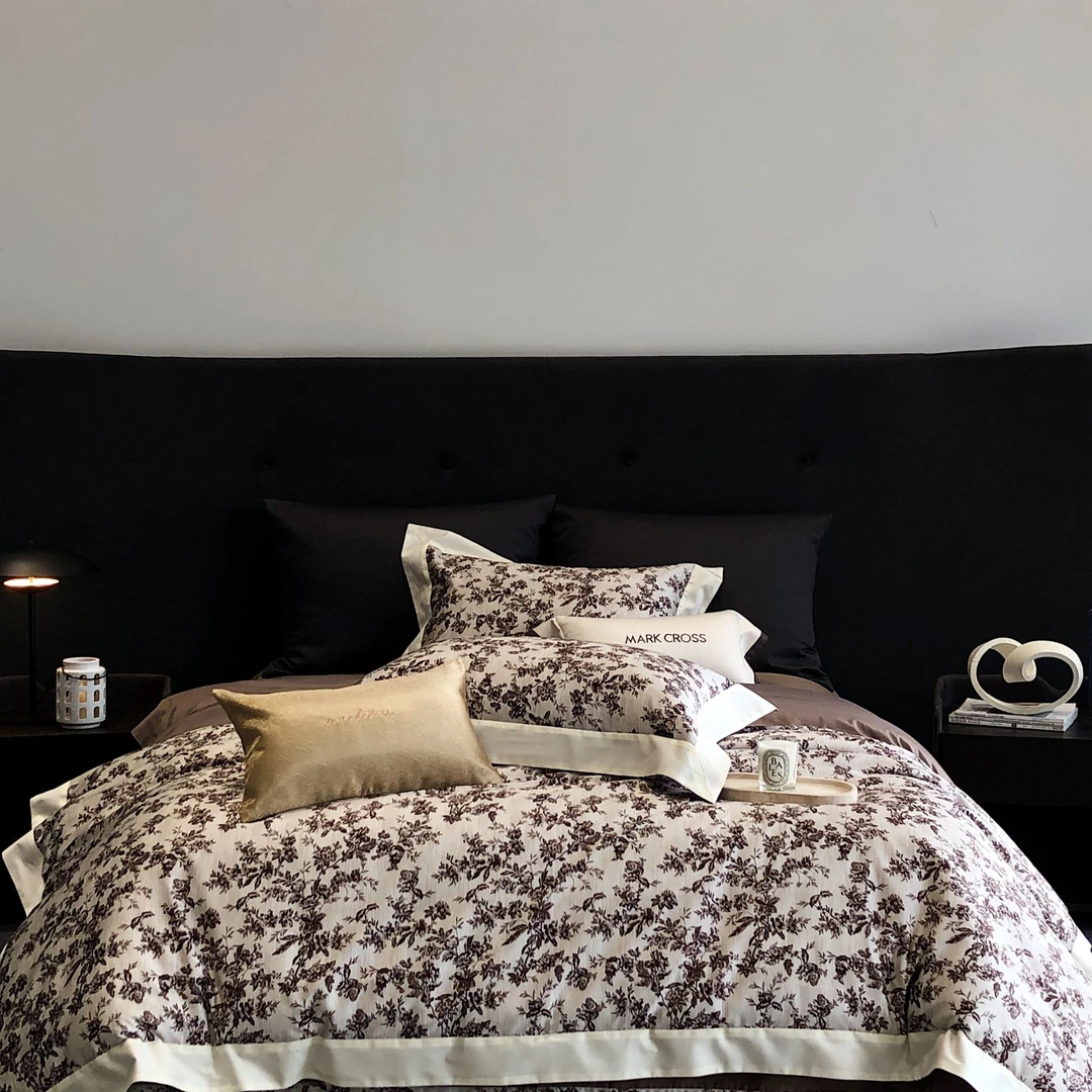 柏林庄园 玛洛驰典雅诗意花卉全棉数码印花舒适四件套床上用品