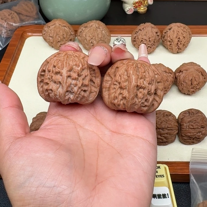 把件文玩核桃全品白狮子41