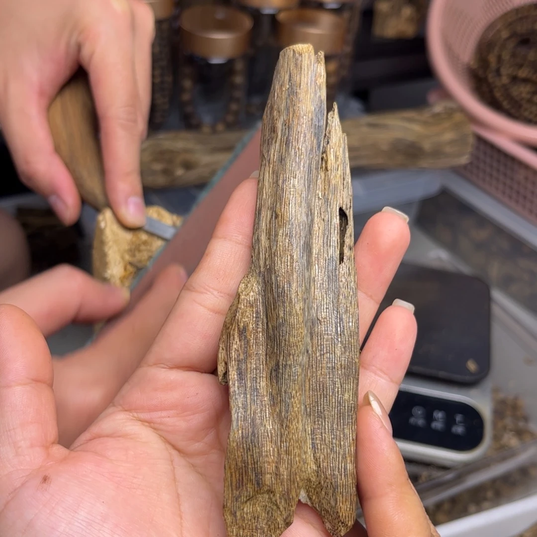 沉香碎屑沉香奇楠沉香熏香黑珍珠虫漏19克