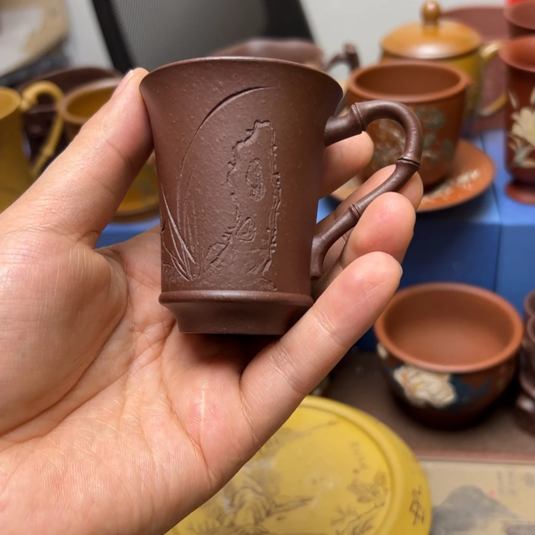 紫砂茶杯紫砂主人杯50cc