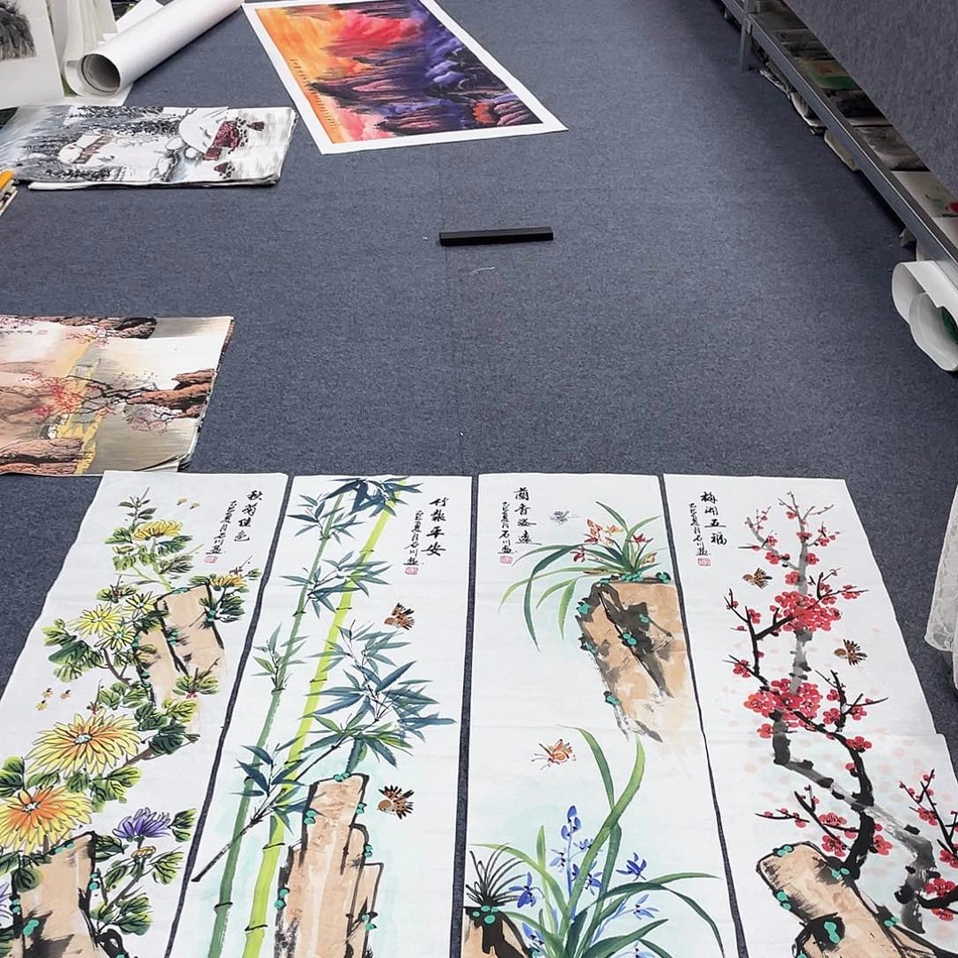 国画作品小姐姐放漏…