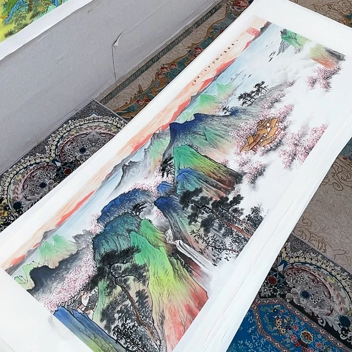 国画书画描金拓染金石传拓手写