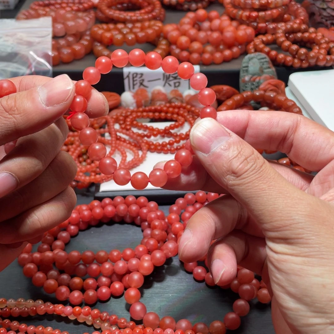 南红玛瑙手链未镶嵌、****