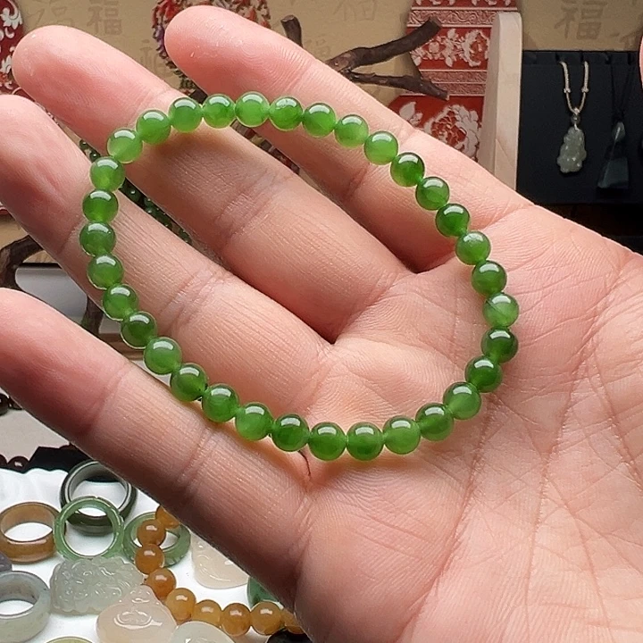 和田玉未镶嵌手链