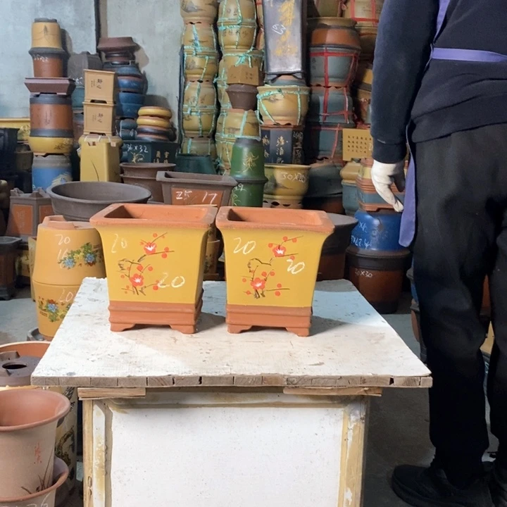 紫砂花盆紫砂花盆