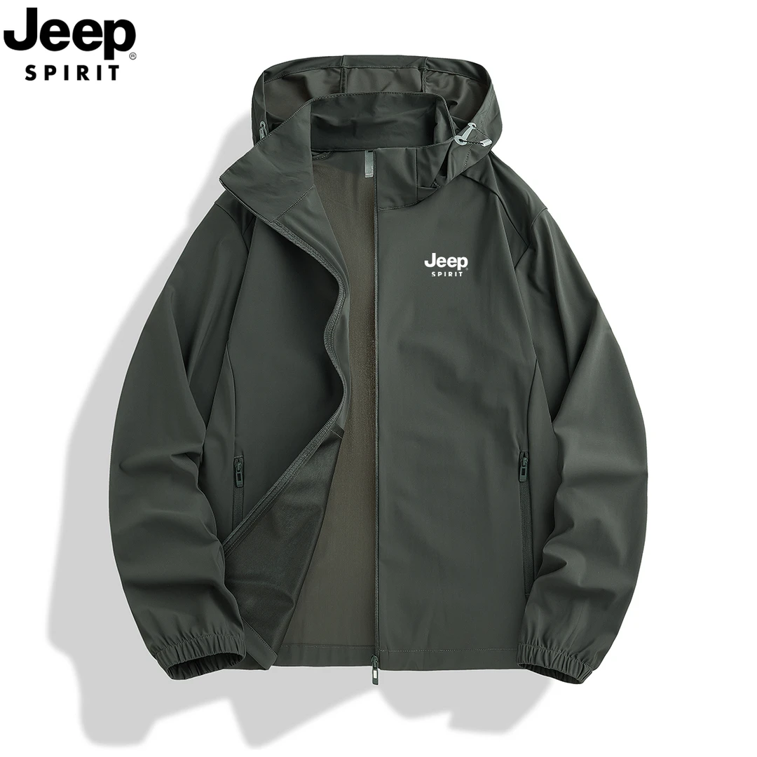 【官方】JEEP吉普冰丝防晒衣男女款夏季冰感透气户外骑行钓鱼服外套