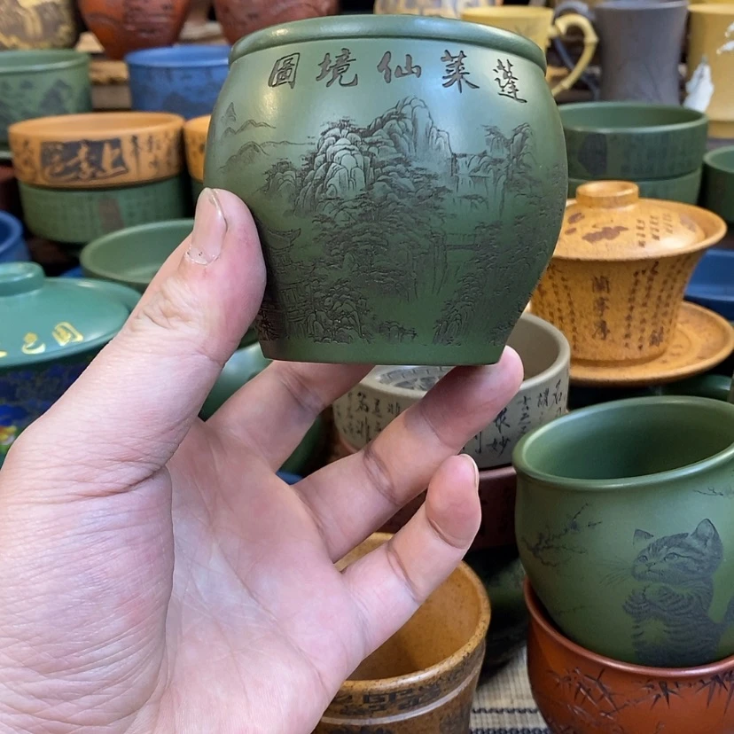 【闪购商品】紫砂杯子宜兴全手工紫砂杯