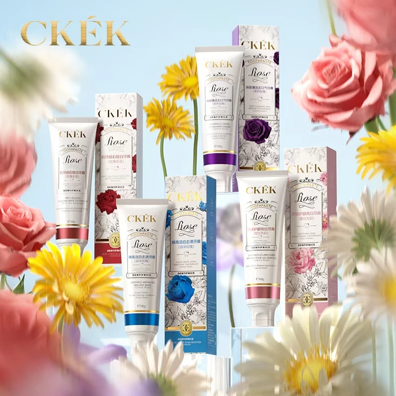 CKEK深层清洁去口气牙膏四款味道ycy