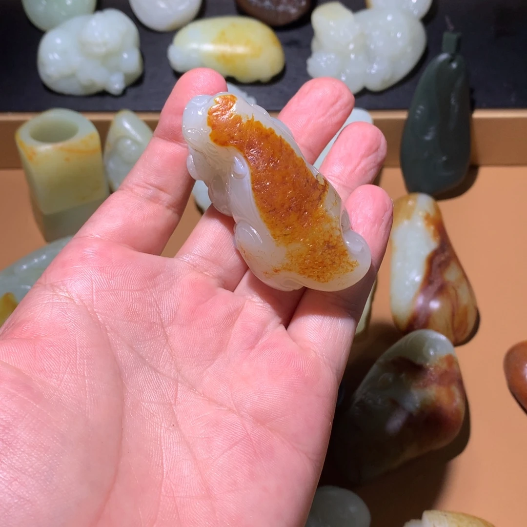 你***谁和田玉（糖玉）未镶嵌挂件