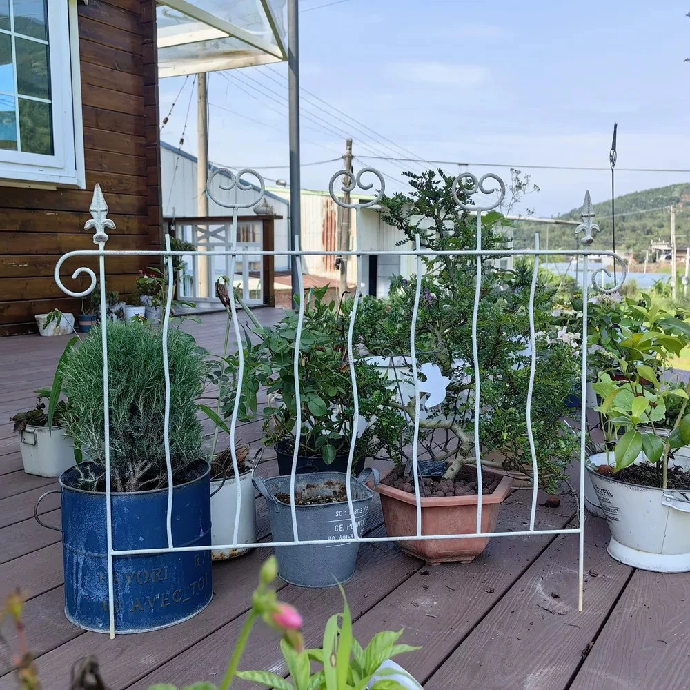 【南乔花园】铁艺护栏花插花坛隔断围栏栅栏挡板庭院装饰花架爬藤架