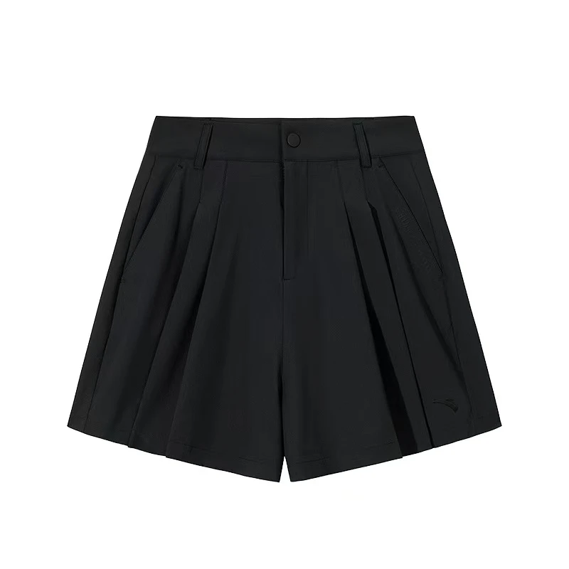 ANTA/安踏ANTA CHN女梭织短裤夏季新款高腰时尚百搭宽松运动短裤