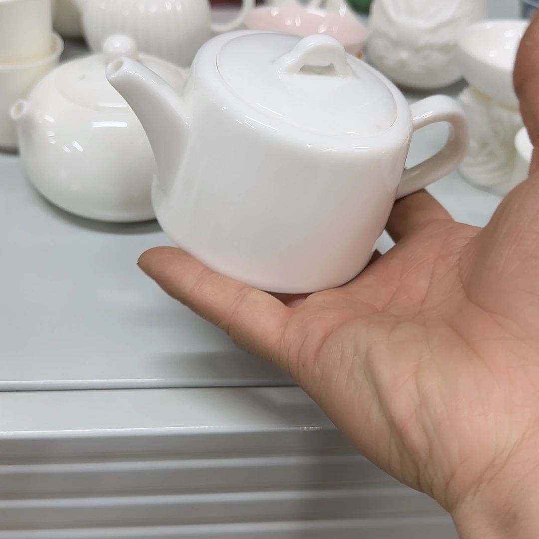 陶杯子微瑕京兰壶一个白