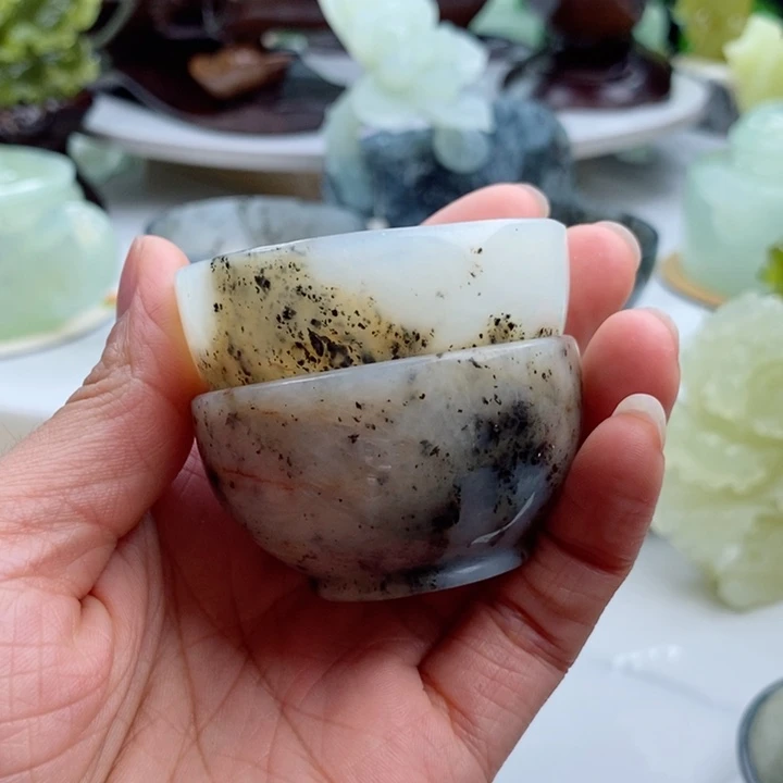 岫玉四大名玉摆件未镶嵌心***