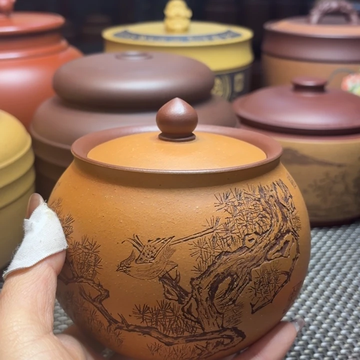 紫砂茶叶罐中高端紫砂茶叶罐