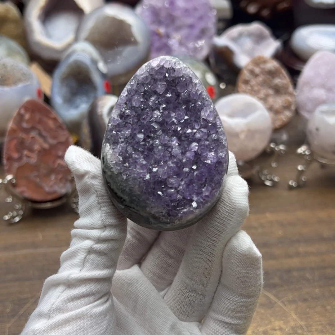 水晶珠宝半成品未镶嵌龙蛋36