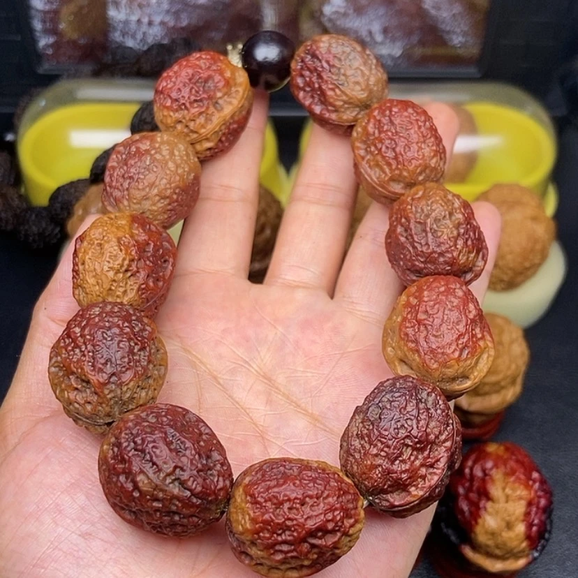 【闪购商品】文玩核桃手串七彩鱼子纹手串