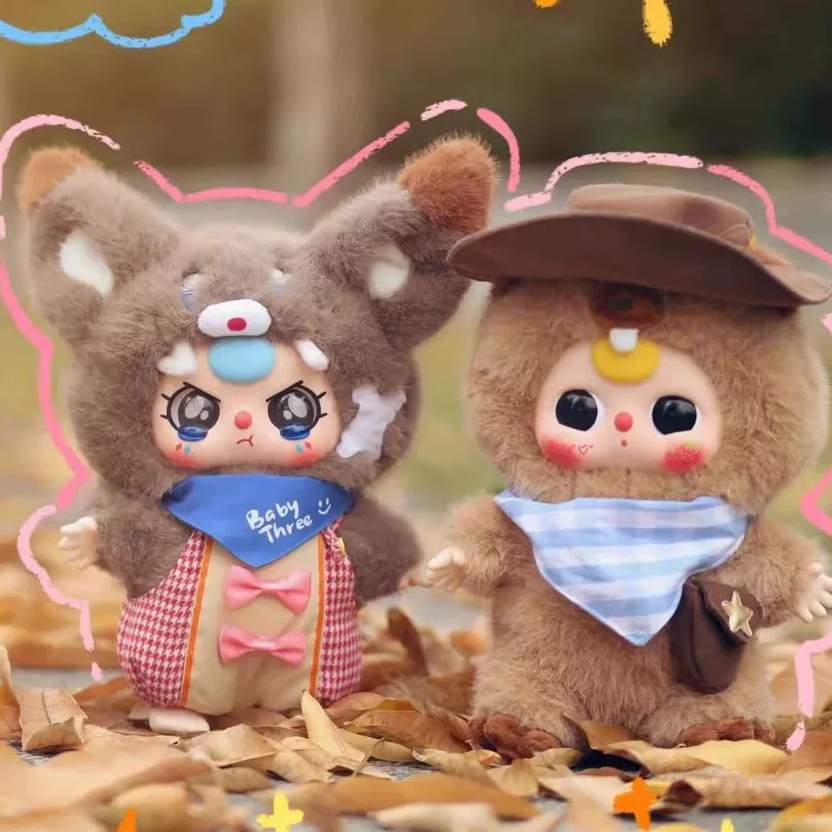 【拆盒】娃三岁-400二代毛绒潮玩盲盒手办