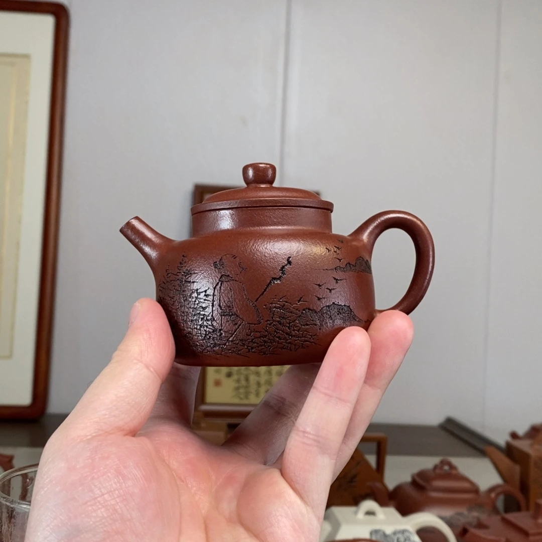 茶壶紫砂原矿泥料传统工艺制作