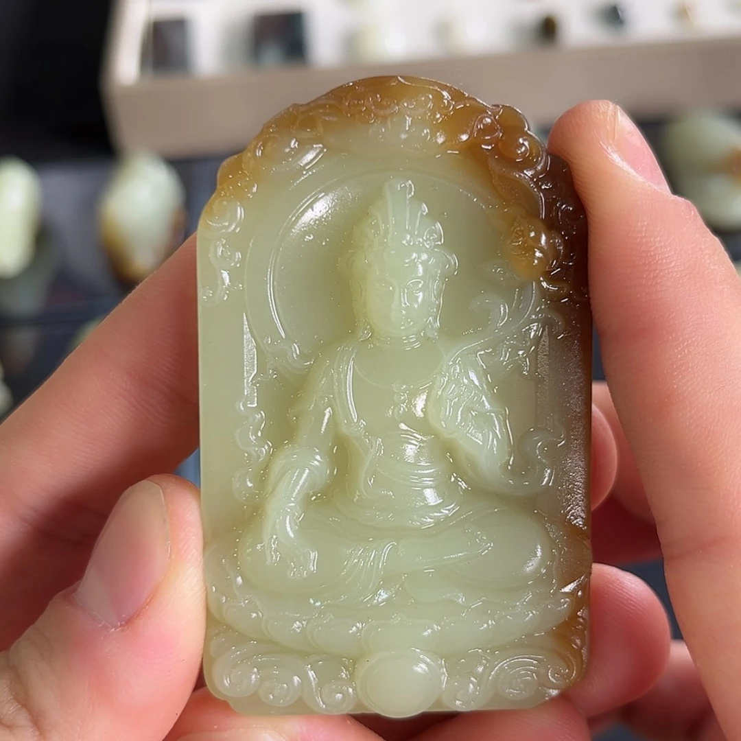 【闪购商品】颈饰未镶嵌和田玉（糖玉）