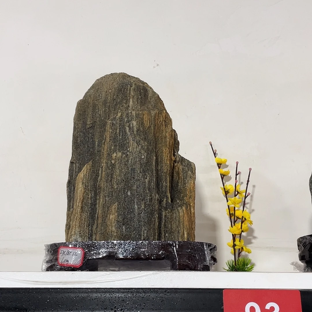 涛***…石材靠山石平安石摆件