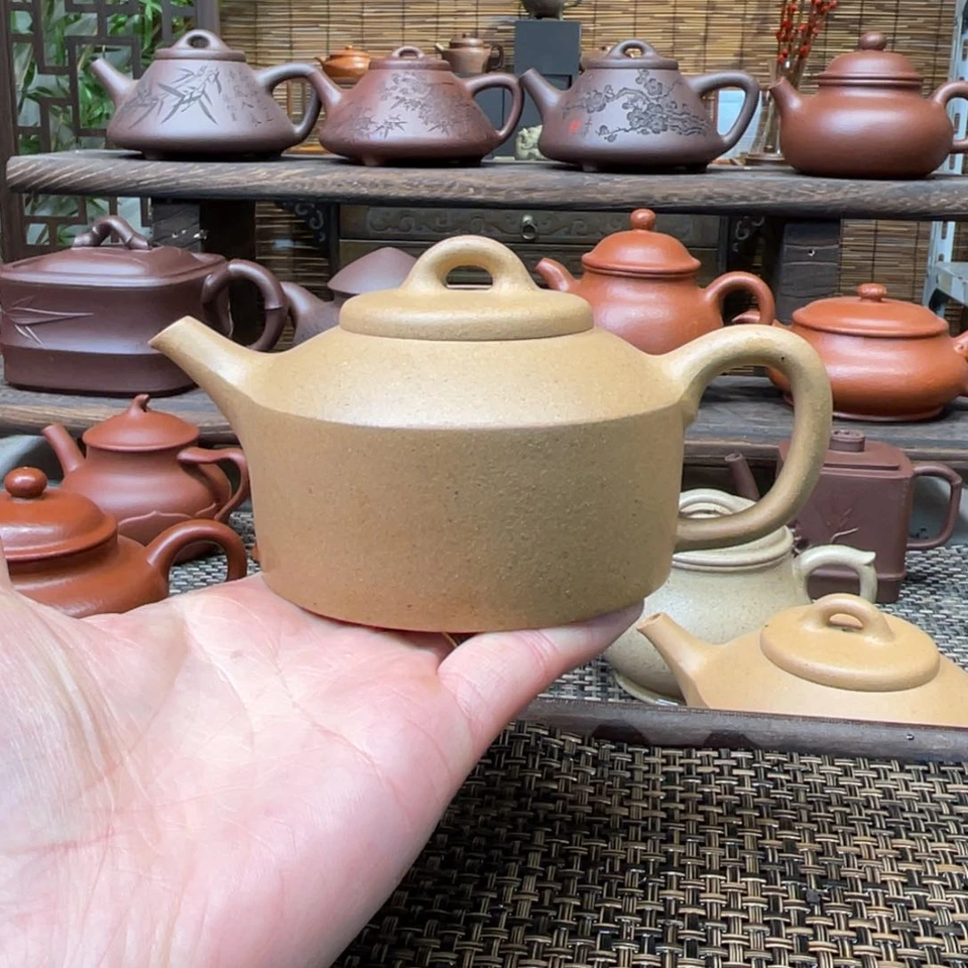 紫砂茶壶宜兴原矿紫砂手工制220