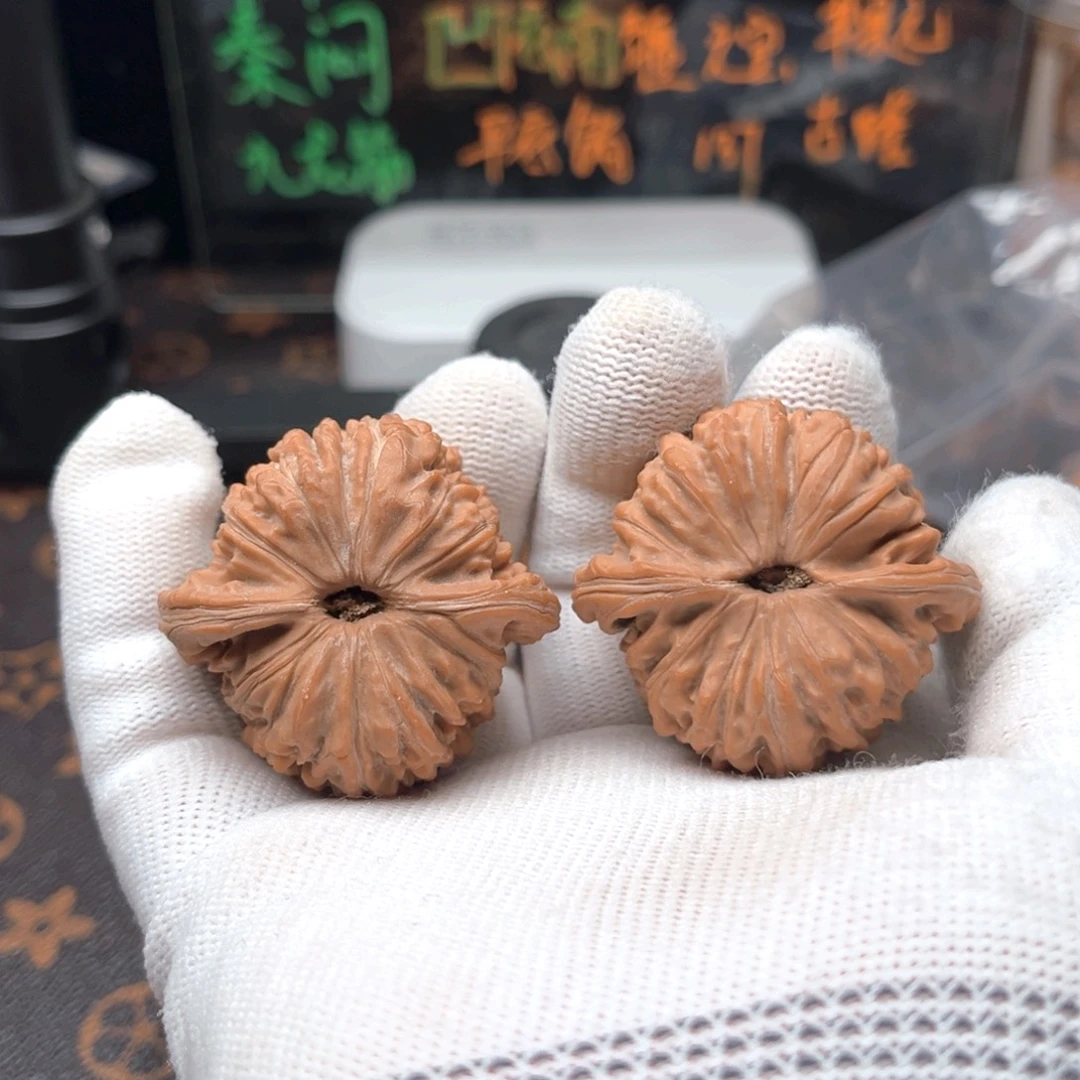 把件文玩核桃四喜