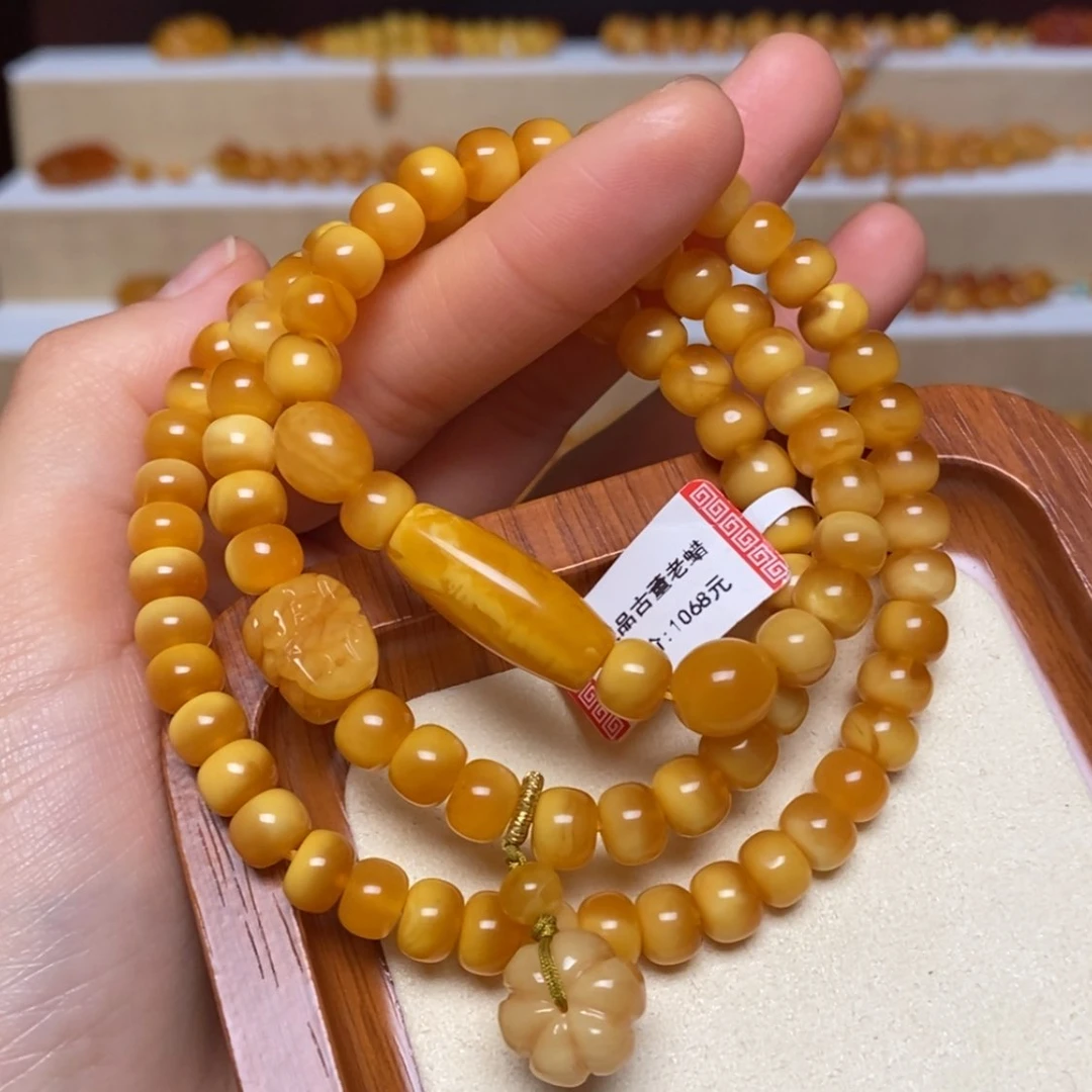 【闪购商品】未镶嵌蜜蜡手链手串