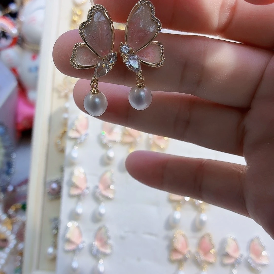 耳饰淡水珍珠合金