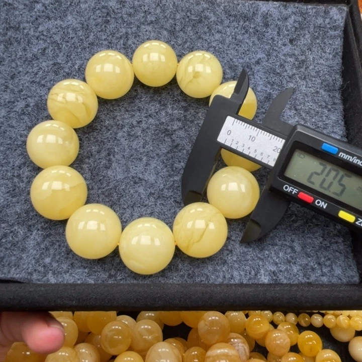 裸石蜜蜡未镶嵌蜜蜡20➕手串