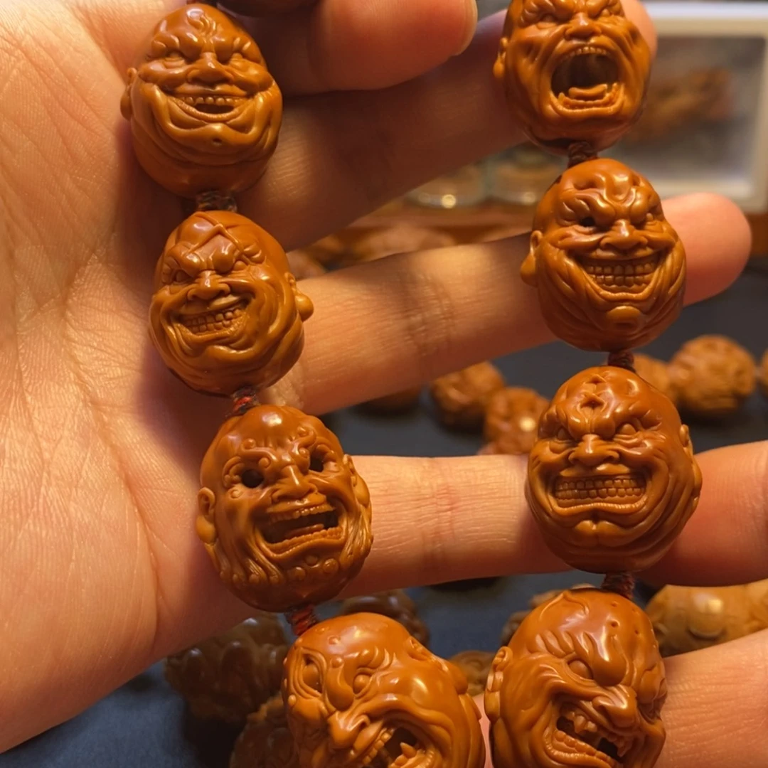 【闪购商品】橄榄核手串/手链苏工名家顶级老油核山鬼本工恶僧