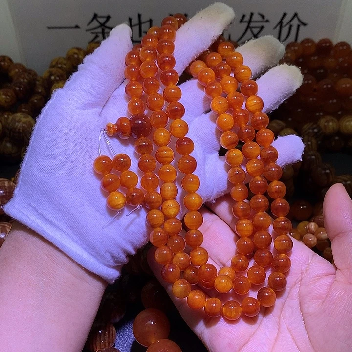松木（琥珀木）手串/手链0.9 包浆高货