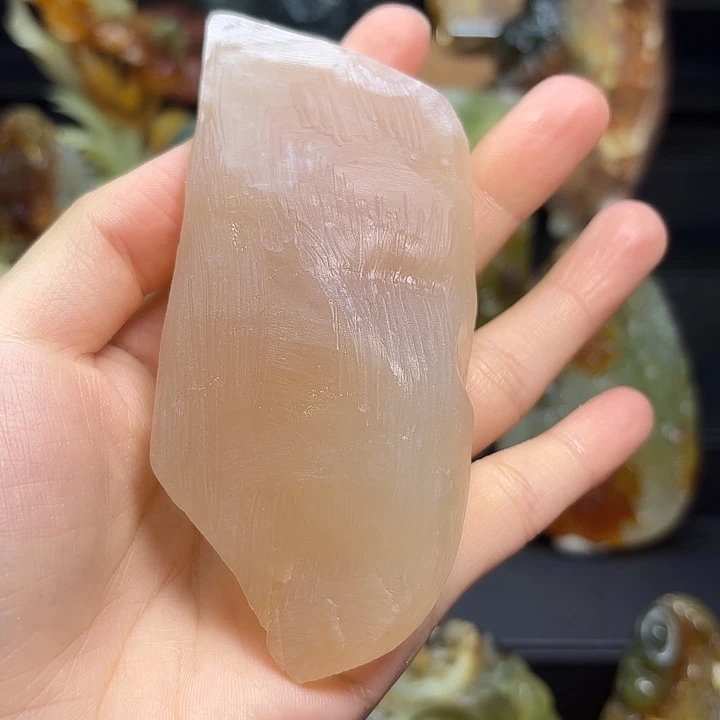 未镶嵌蛇纹石玉把件家***兴