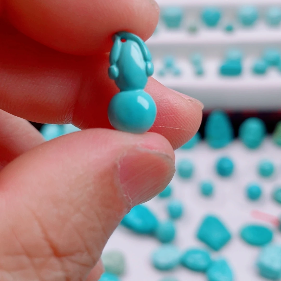 绿松石未镶嵌吊坠(不含链)