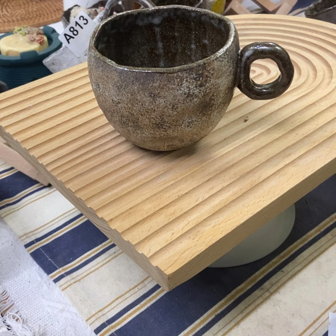 陶瓷咖啡杯手捏851