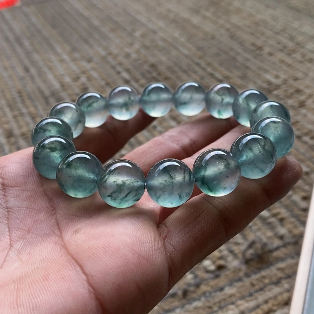 小***儿定制翡翠未镶嵌翡翠手串