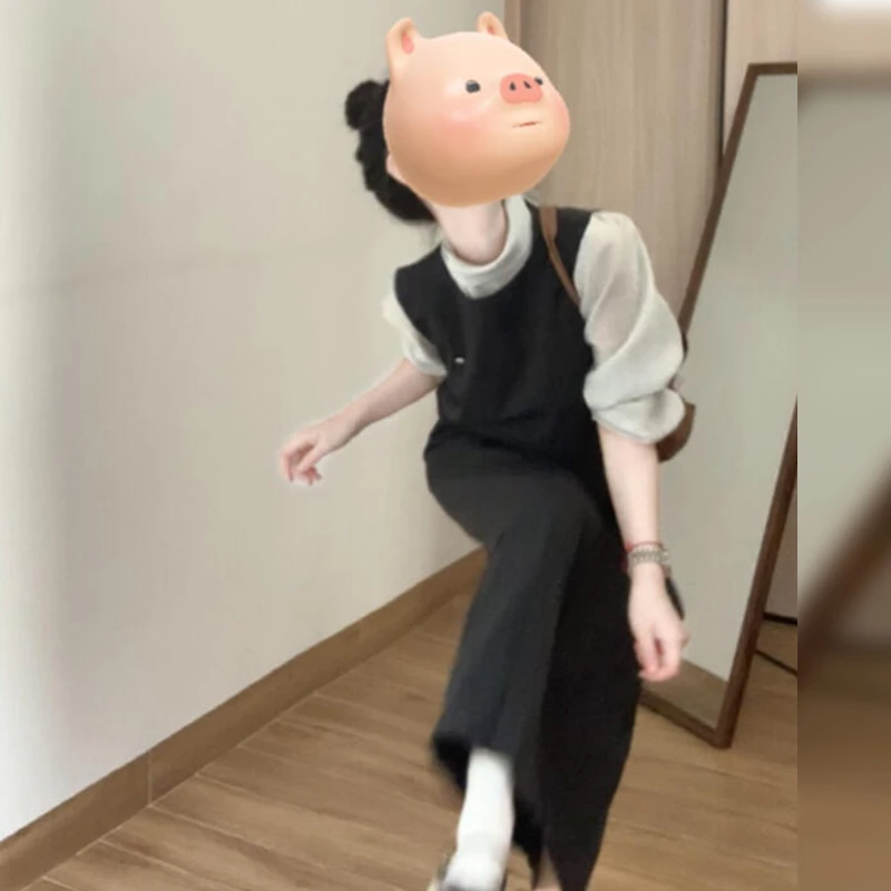 5509新款韩系氛围感搭配一整套连衣裙子女装早春季小个子套装长裙