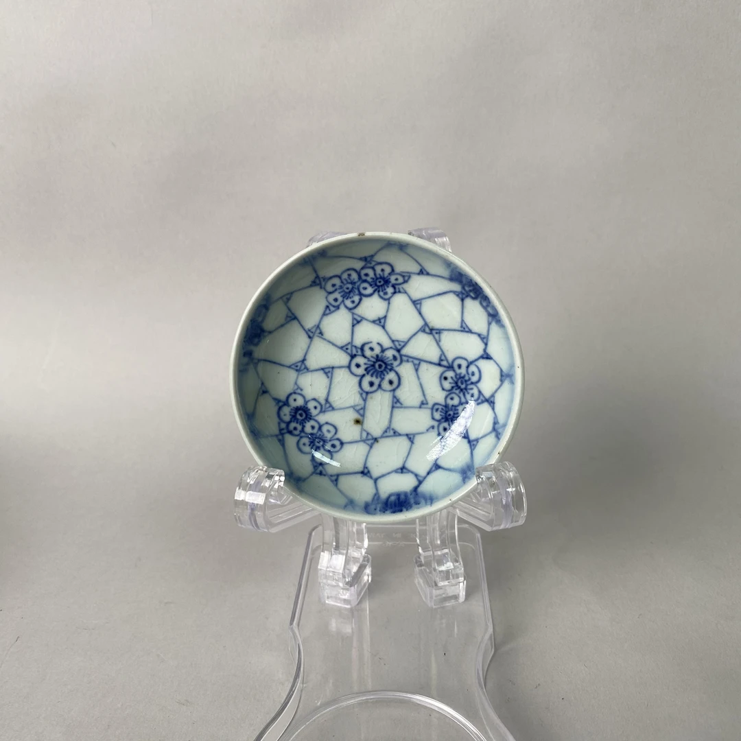 梅花纹青花小盘22，KC20251211022