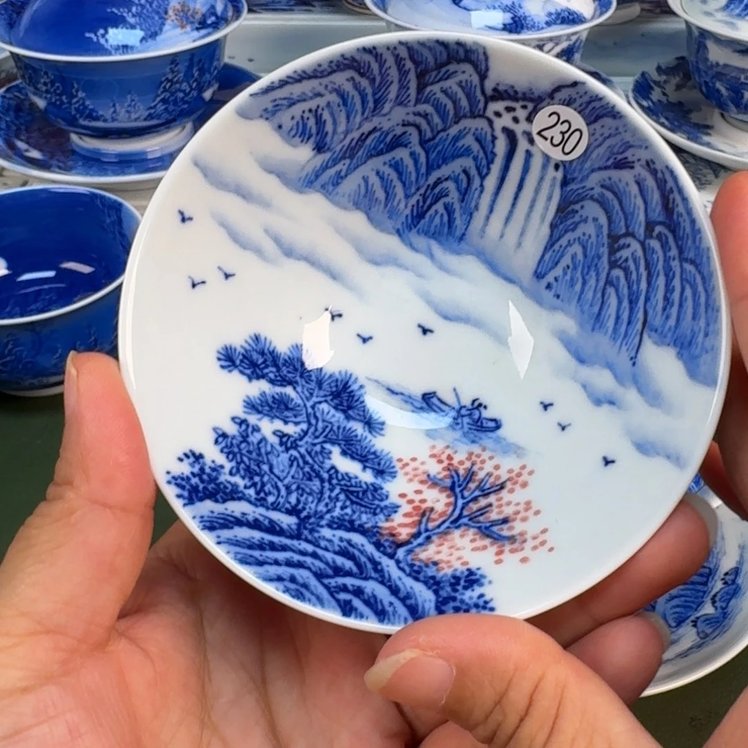 景德镇纯手绘茶具圆圆230