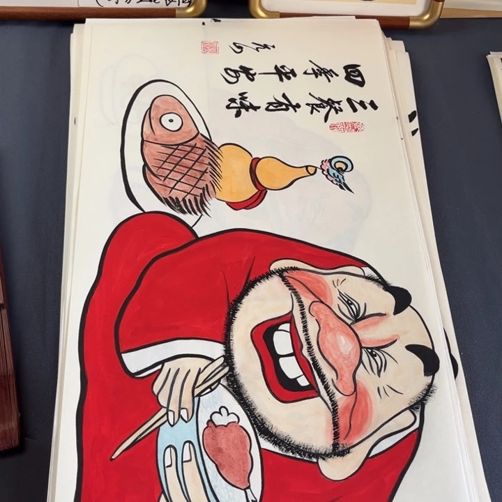 国画禅意画纯手绘作品