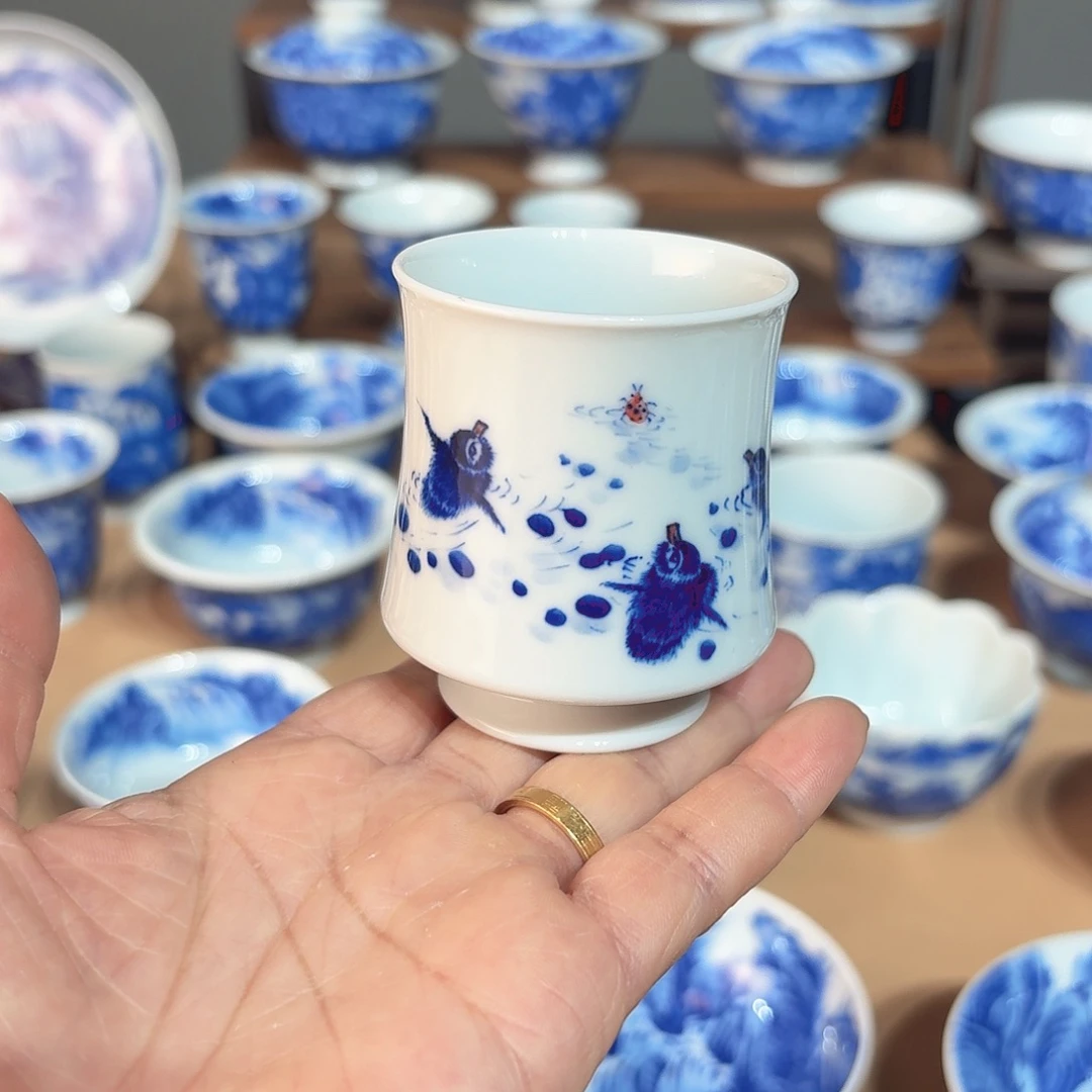 景德镇纯手绘单杯