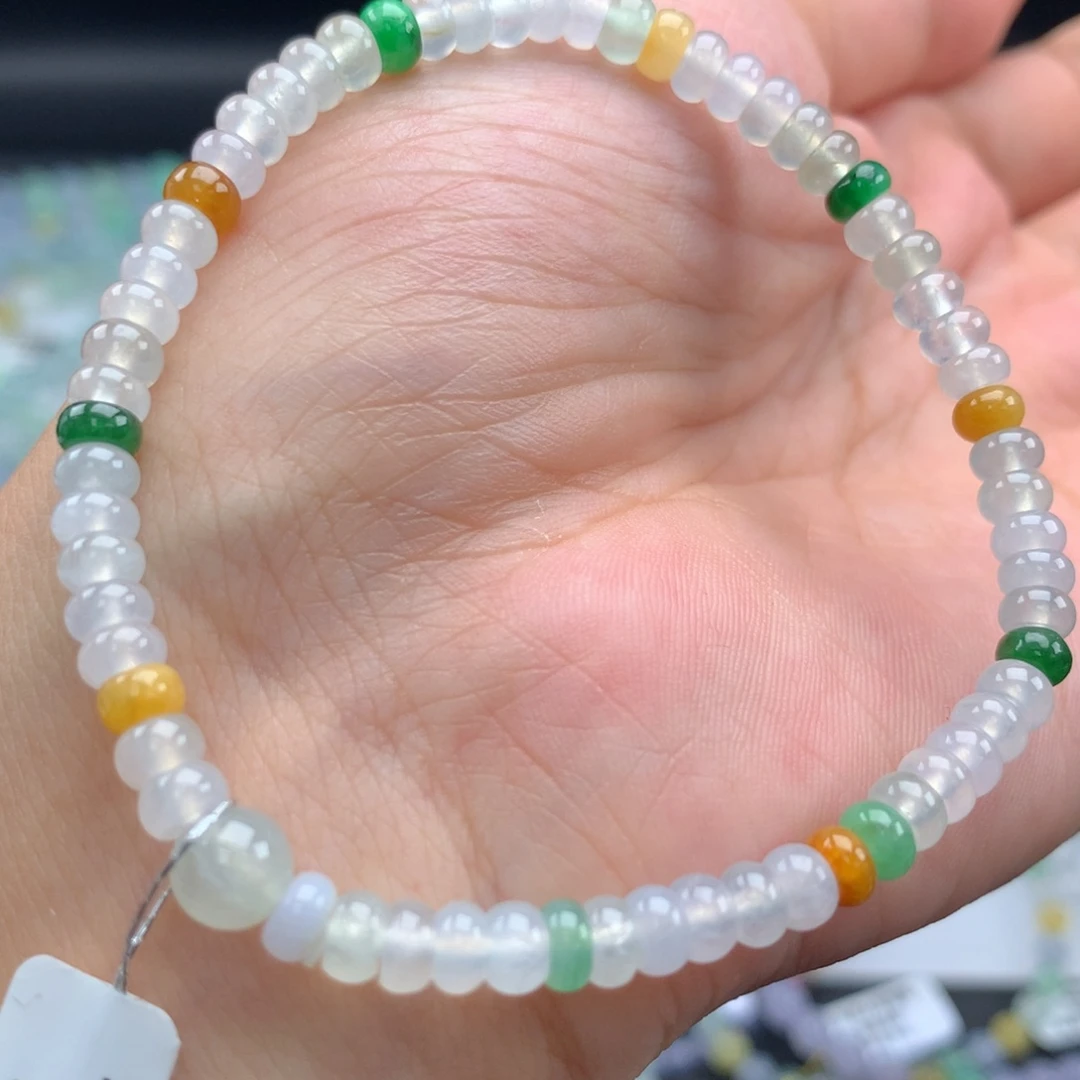 翡翠未镶嵌毛衣链