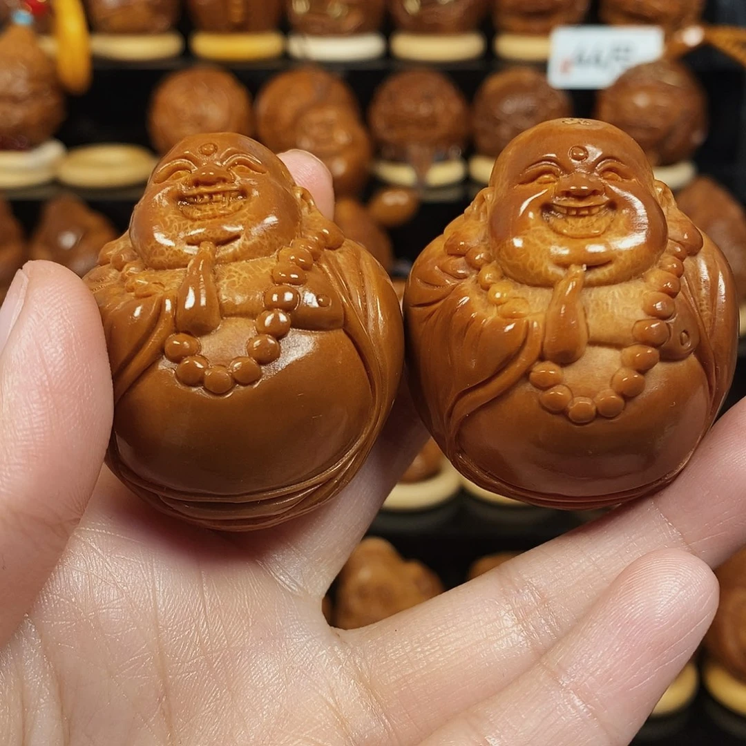 橄榄核吊坠小*莉弥勒一对➕橄榄配饰000999
