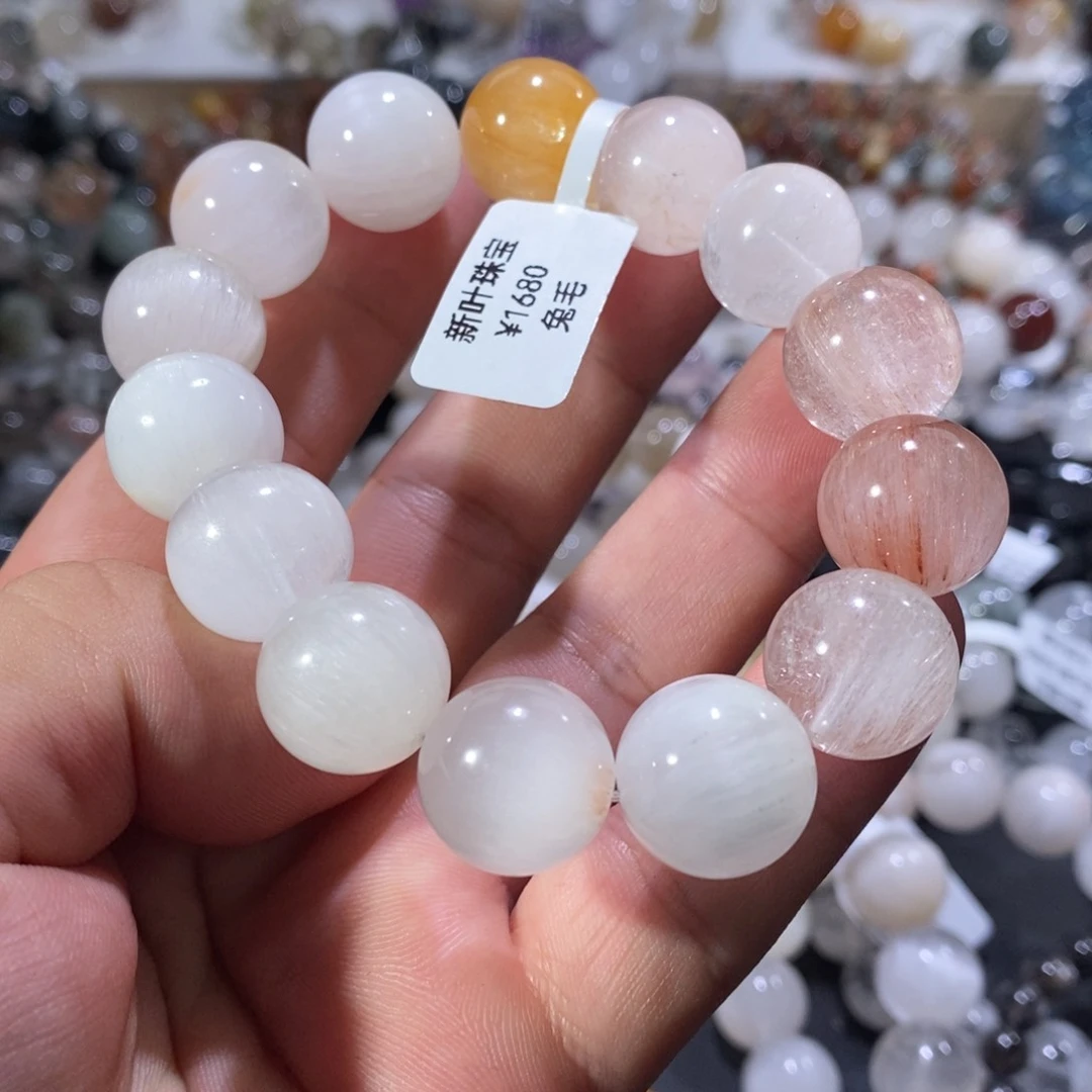 水晶手串未镶嵌哈**哈手链