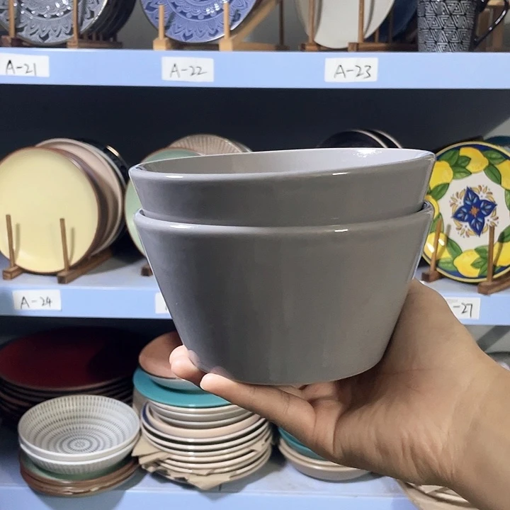 瓷2只高温釉下彩陶瓷餐具