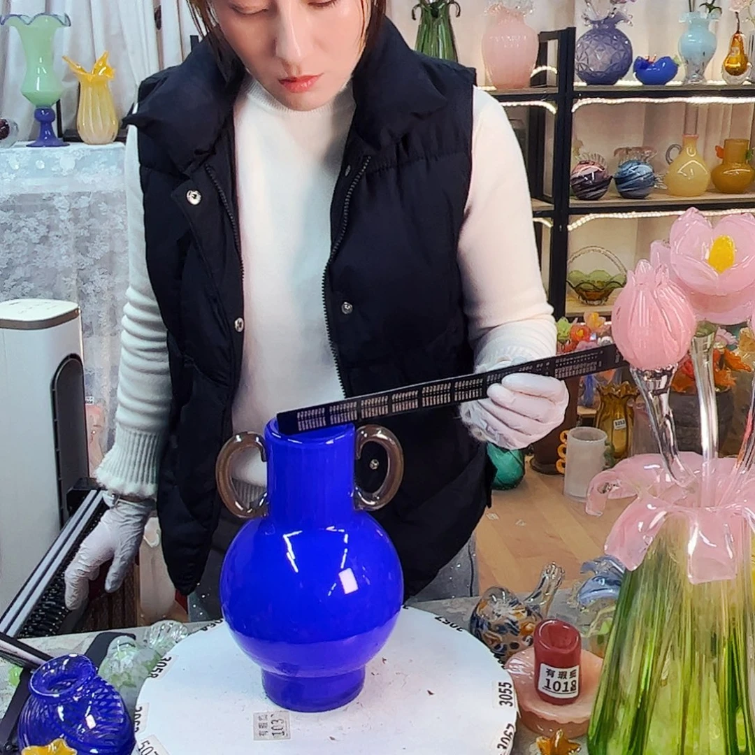 蓝瓶 福利家悦琉璃工艺品