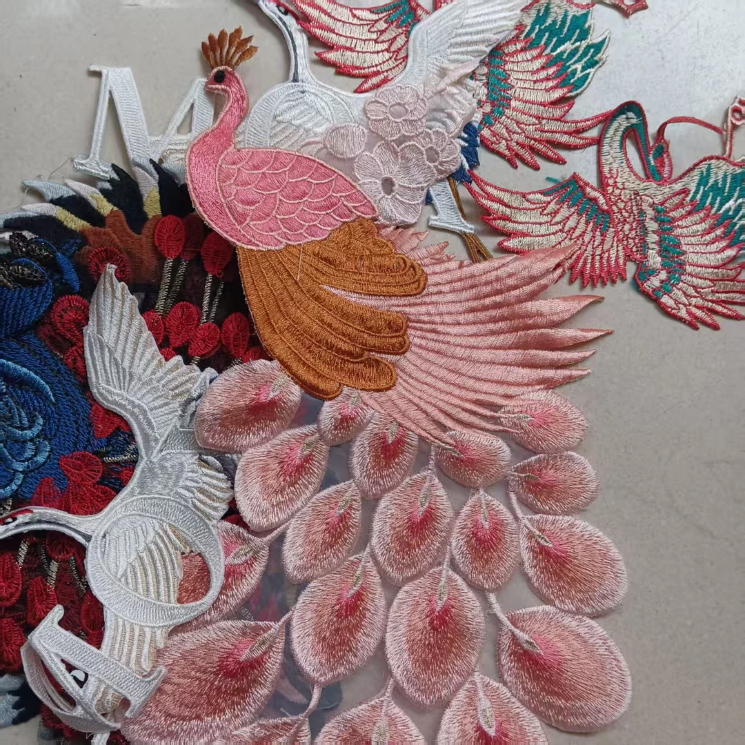 A11号动物昆虫系刺绣贴花补丁贴古风包邮（一包18个左右）