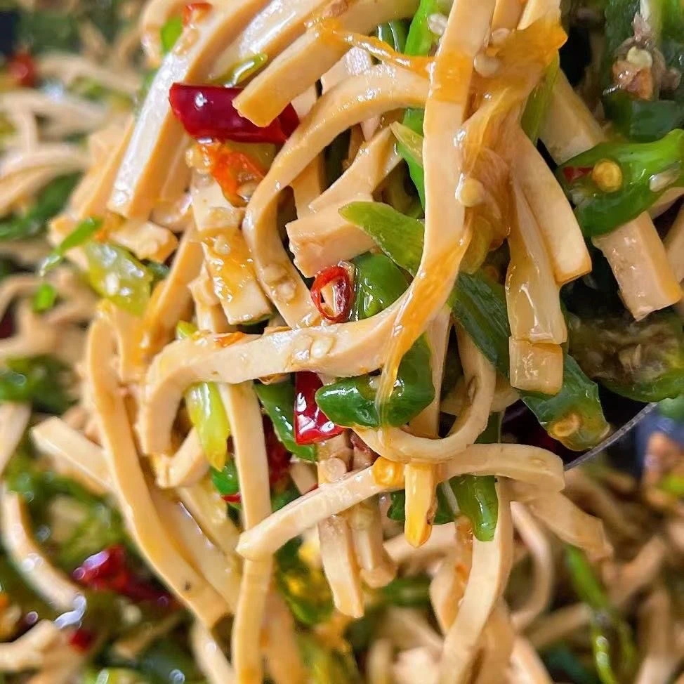 徐州邳州特产菜辣椒干豆条下饭菜外婆菜苏北特色菜香辣素食干豆条