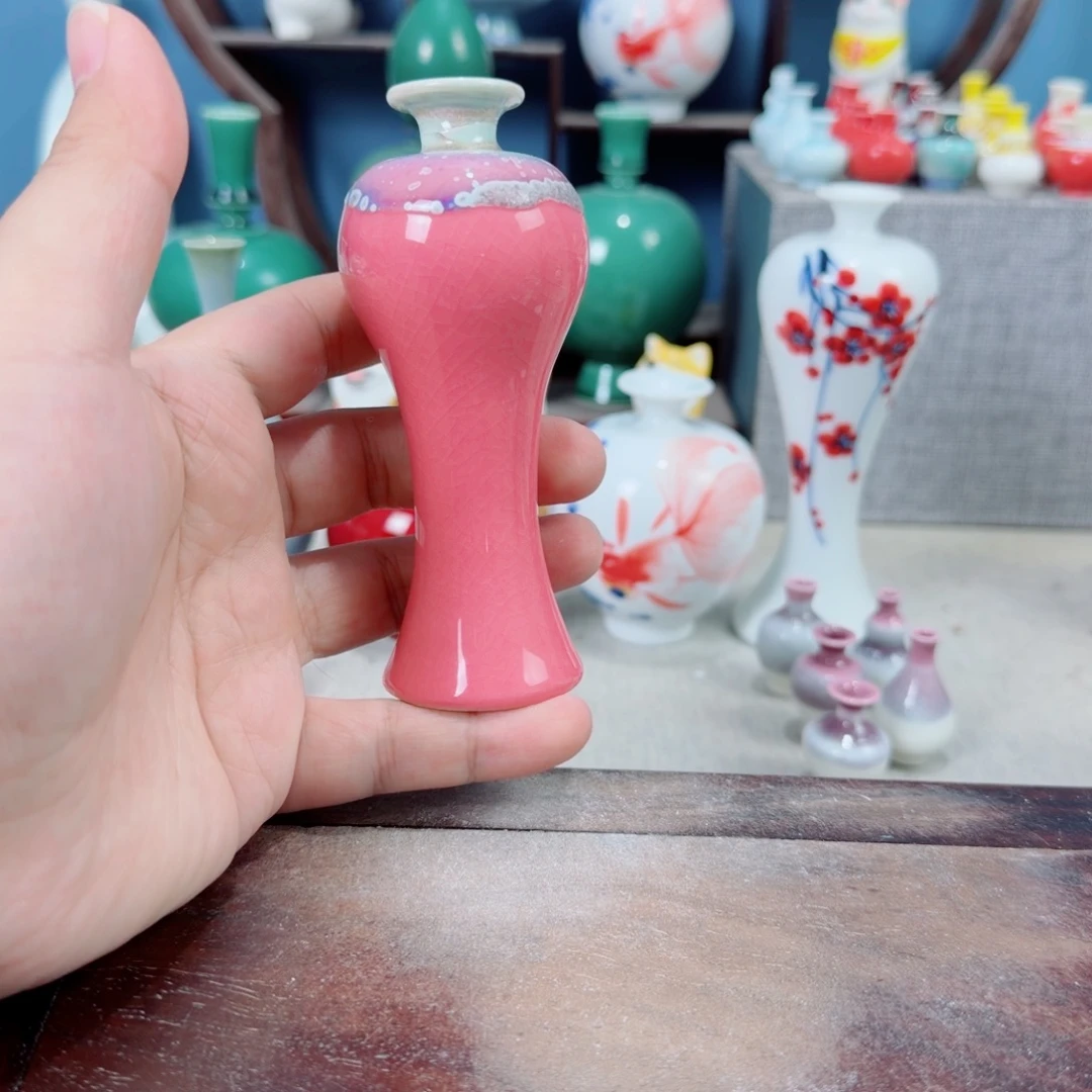 陶瓷手工小花器摆件